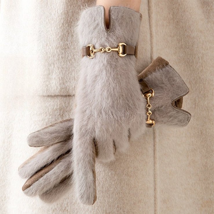 Gants d'hiver chauds et polyvalents en peluche pour tous les jours (MAC309)
