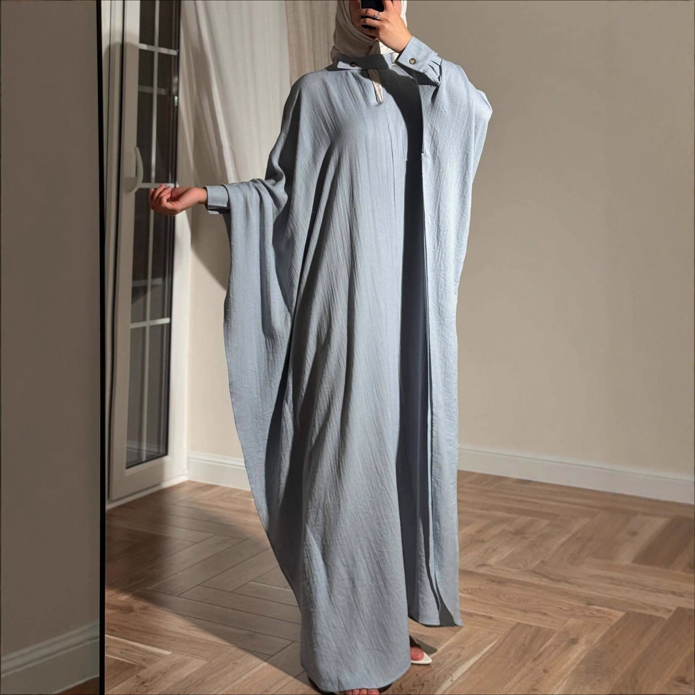 Abaya à manches chauve-souris (MA463)