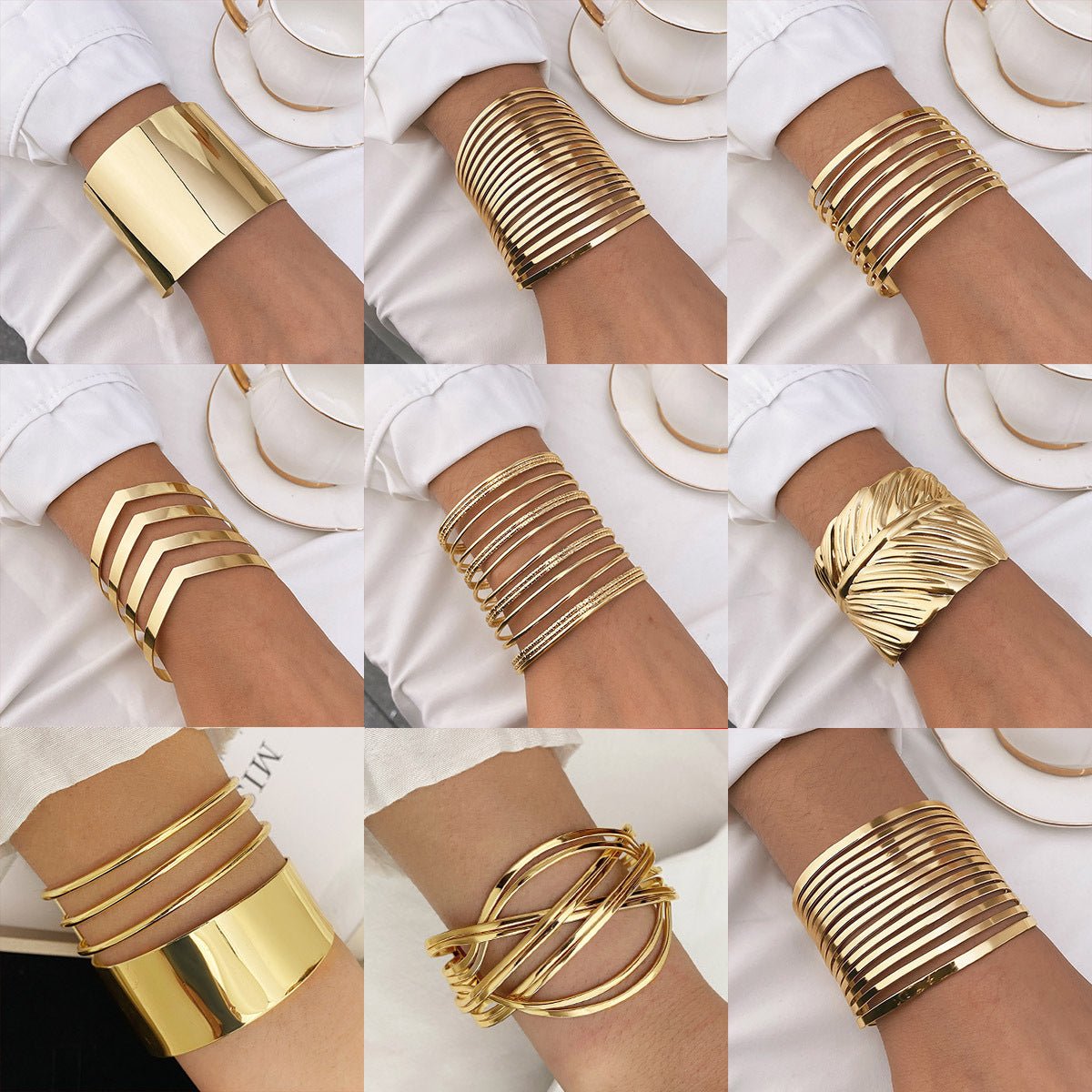 Bracelet en alliage exagéré de style bohème (MAC205)