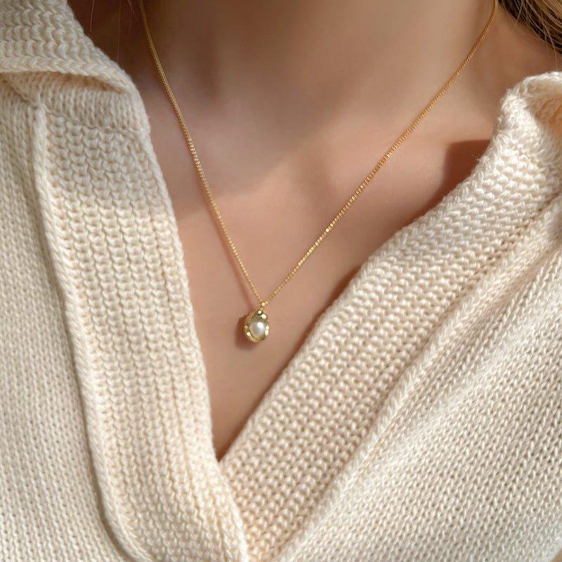 Collier pendentif en perles MAC136 haut de gamme