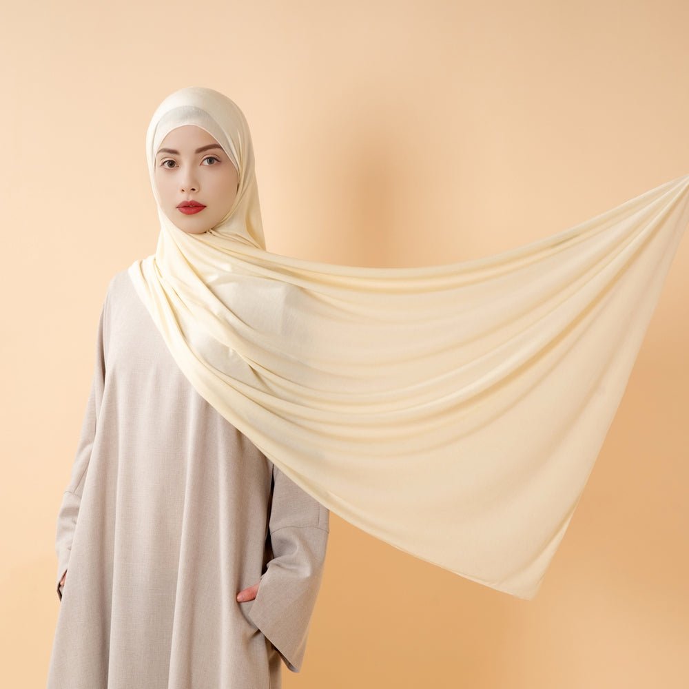 Hijab en jersey mélangé laine Cloud Soft (MH197)