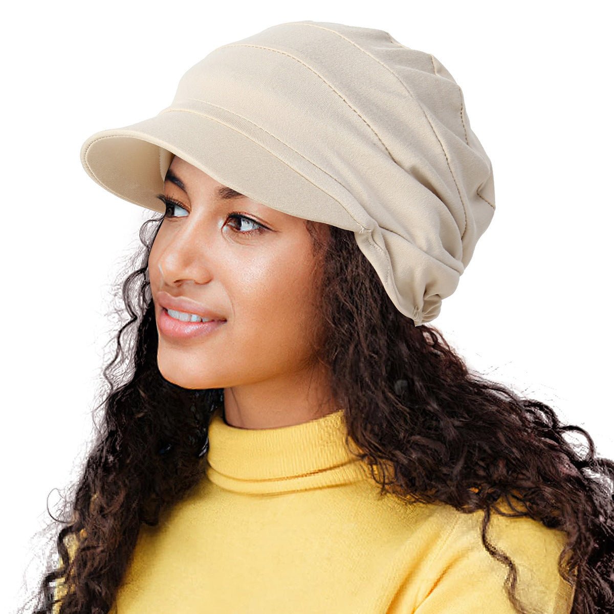 Hijab polyvalent, chapeau à bordure (MH108)
