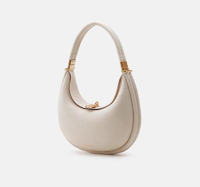 Sac Lune en cuir véritable, tendance et polyvalent (MAC069)