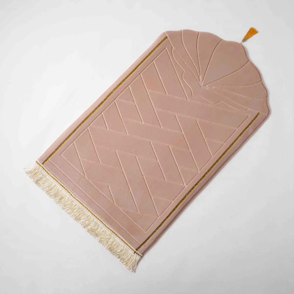 Tapis de prière en flanelle épaissie et gaufrée MR053