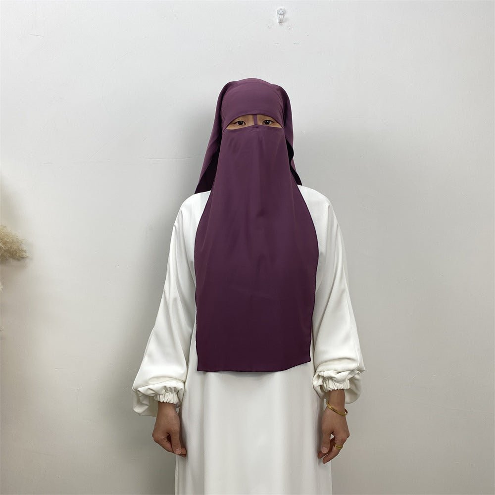 Nida Niqab : Un niqab tendance et polyvalent pour les musulmanes pudiques (MH085)