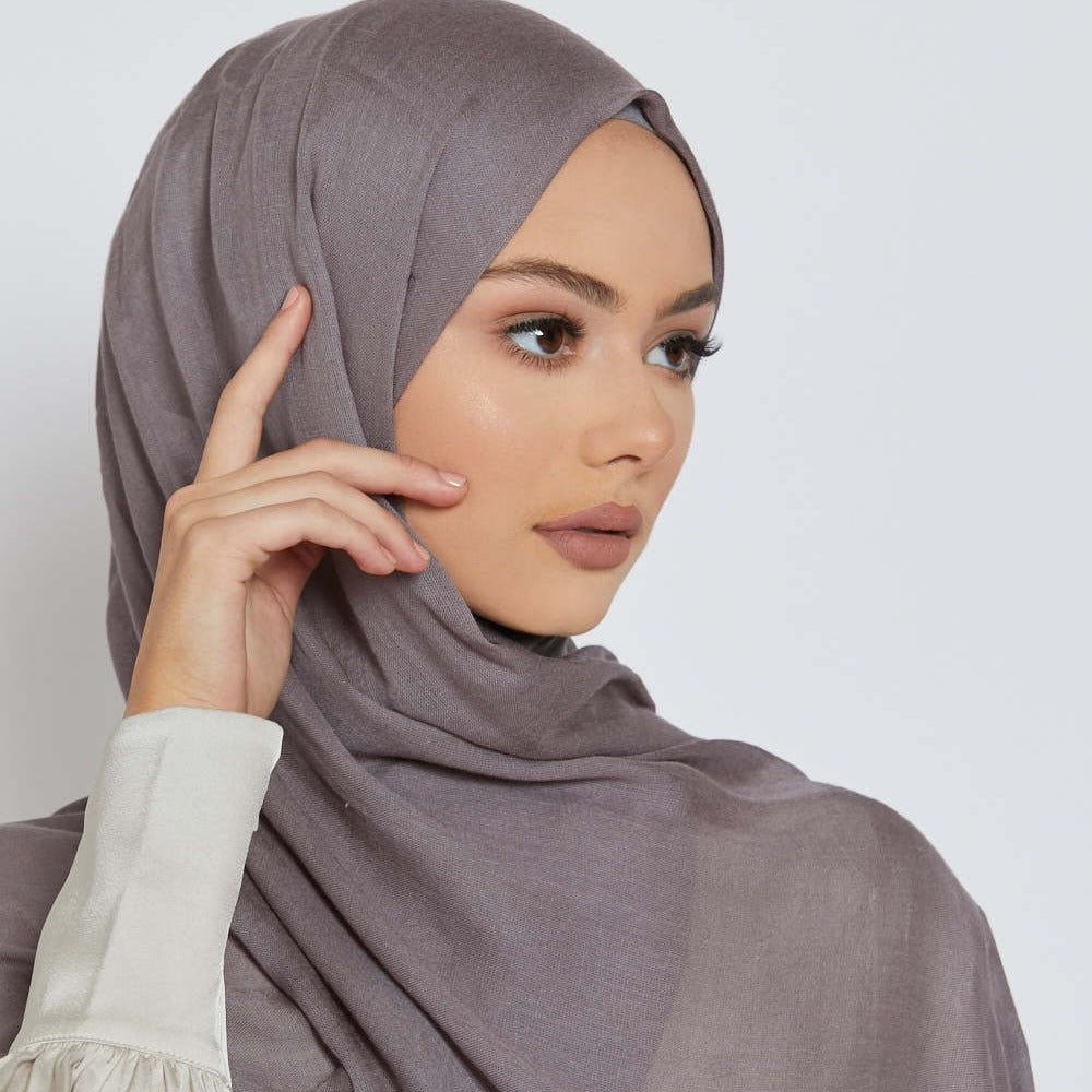Hijab Moderne Doux et Respirant | Hijab Uni Polyvalent (MH188)