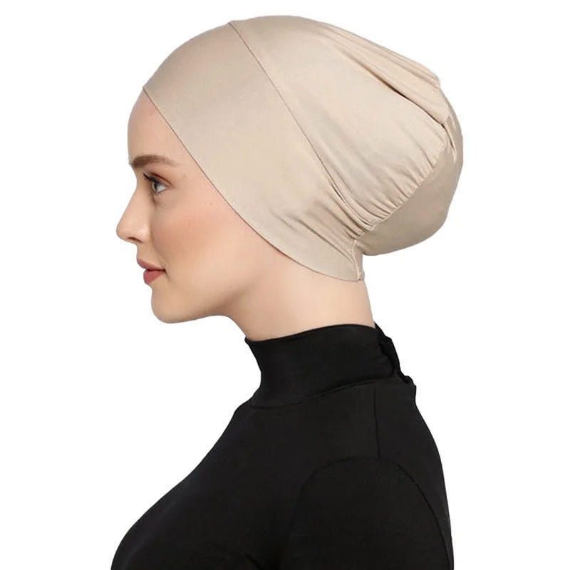 Bonnet sous-hijab en coton mercerisé | Bonnet hijab musulman (MH199)