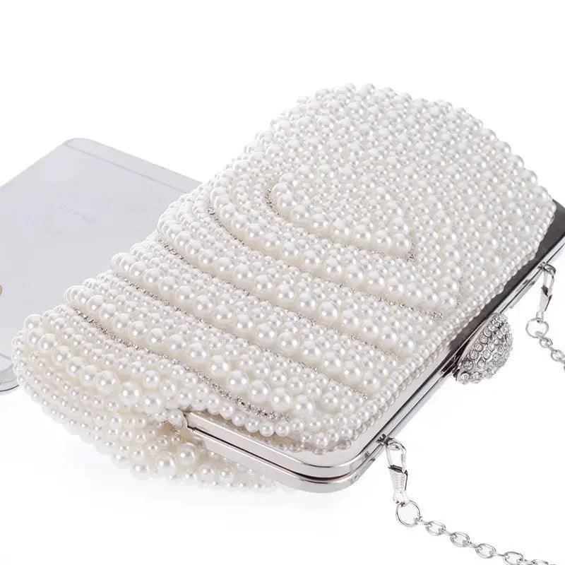 Pochette MAC023 perlée avec perles