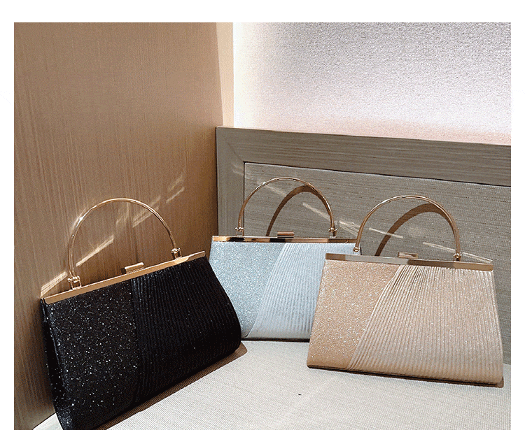 Pochette à paillettes scintillantes MAC040 pour femme