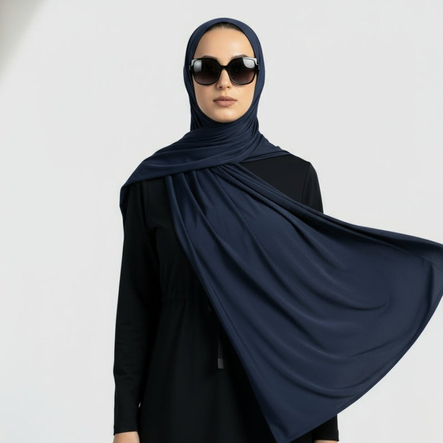 Hijab de Sport Rafraîchissant Antidérapant Premium | Hijab de Sport Respirant (MH196)
