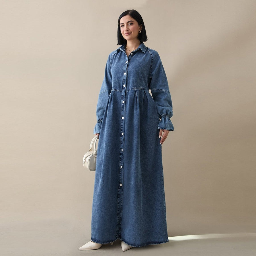 Robe Maxi en Denim Lyocell (MS442)