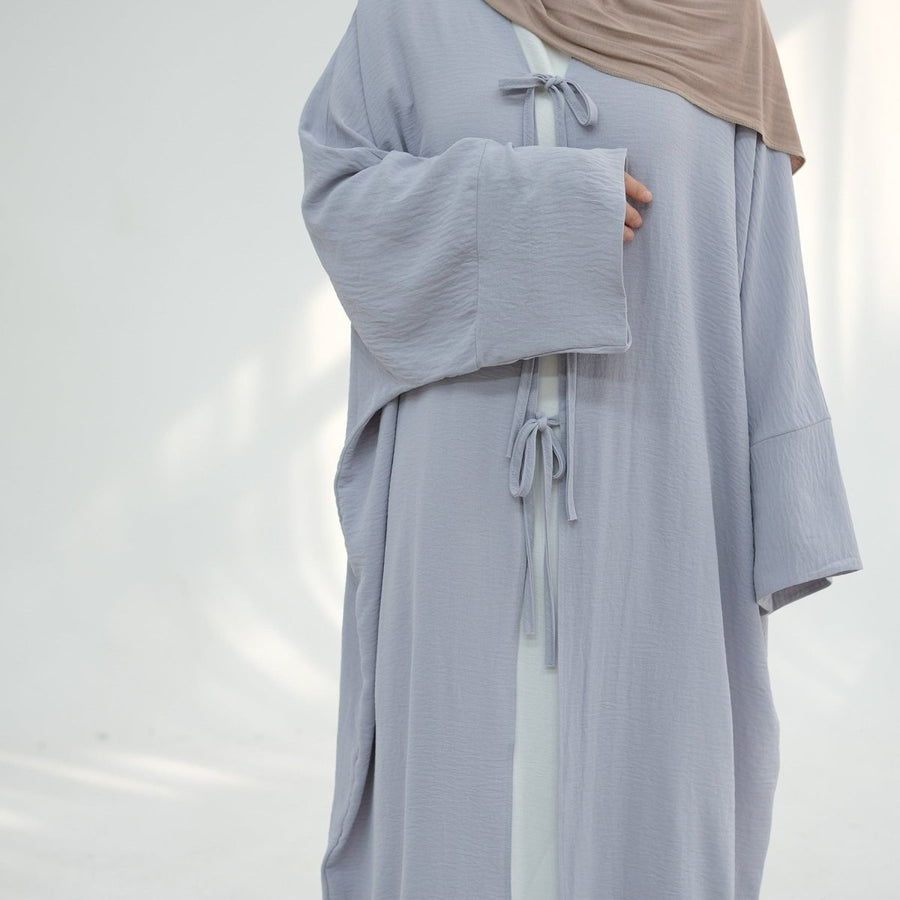Kimono Abaya Ouvert Ample à Lacets (MOA107)