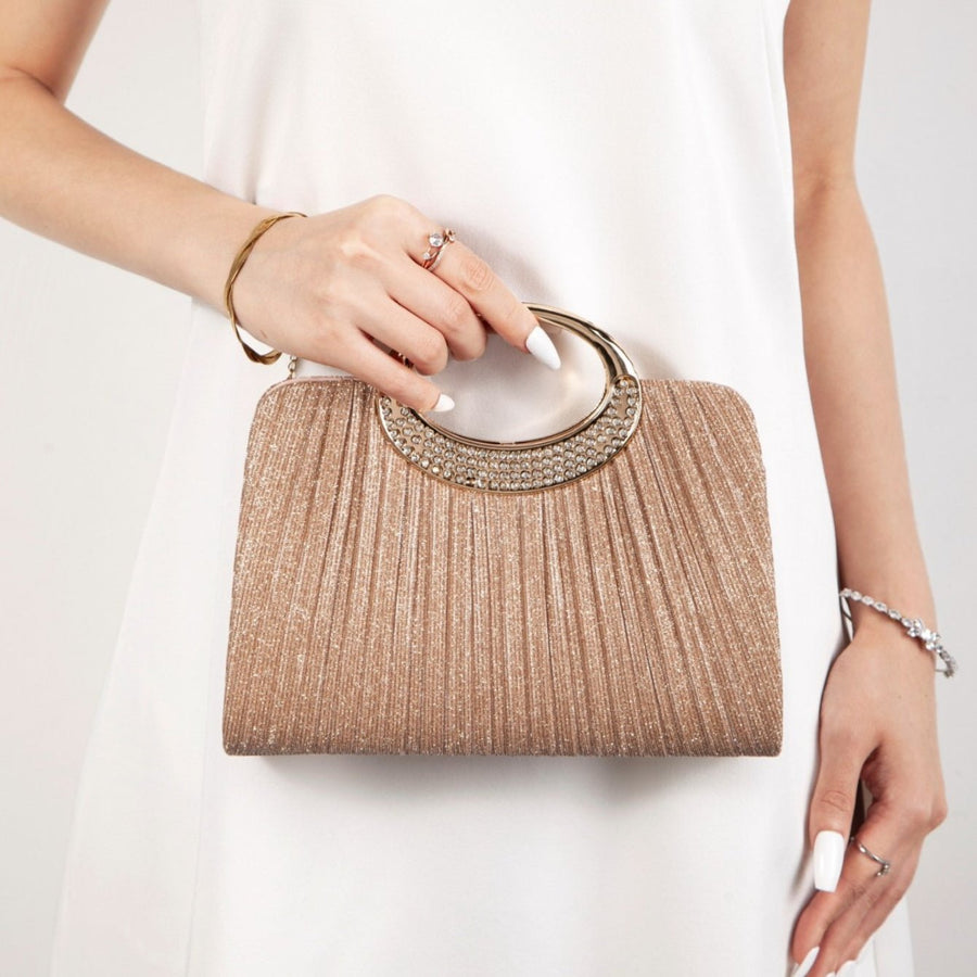 Sac Cartable Plissé avec Anse Ovale（MAC441）