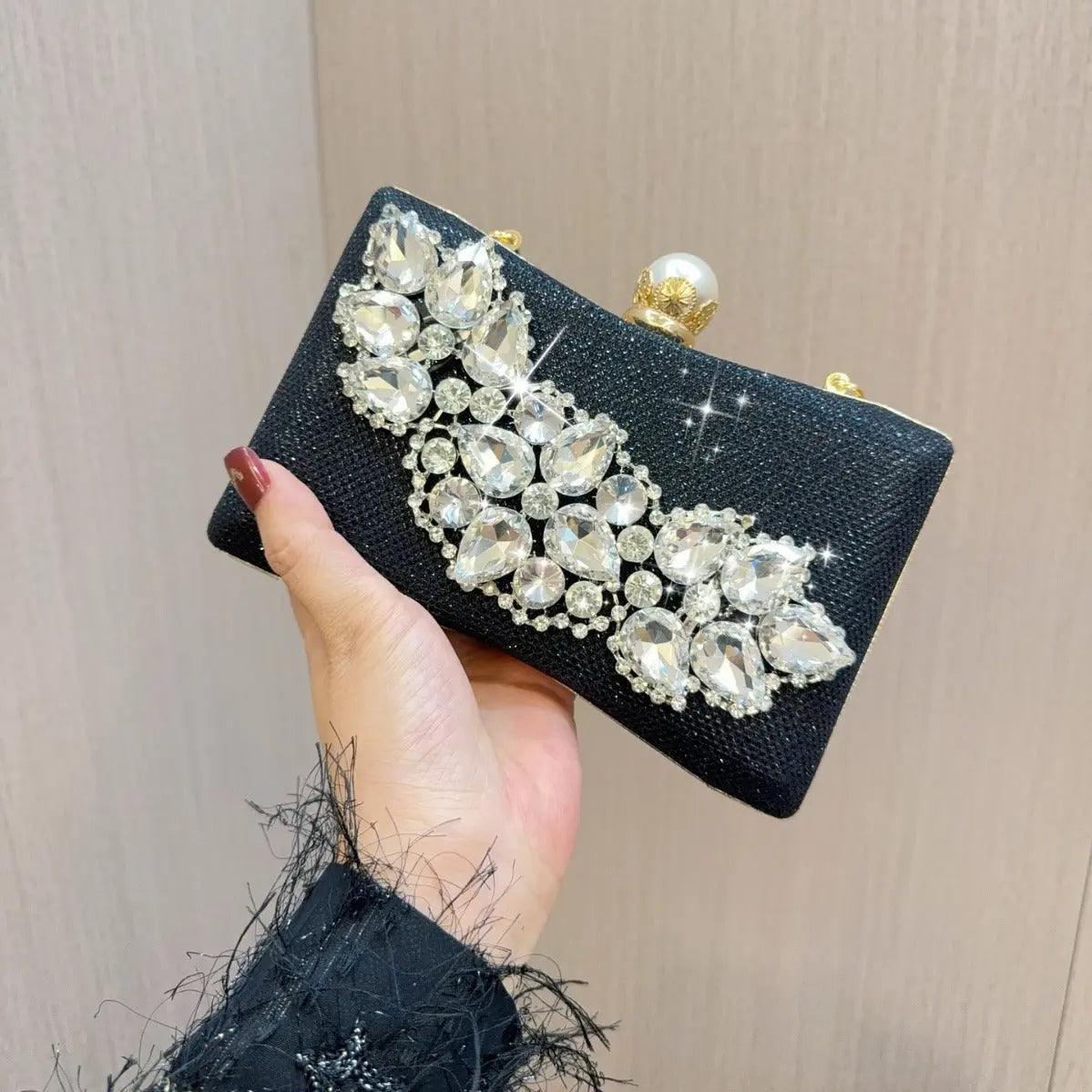 MAC059 Pochettes étincelantes pour mariage, dîner et soirée