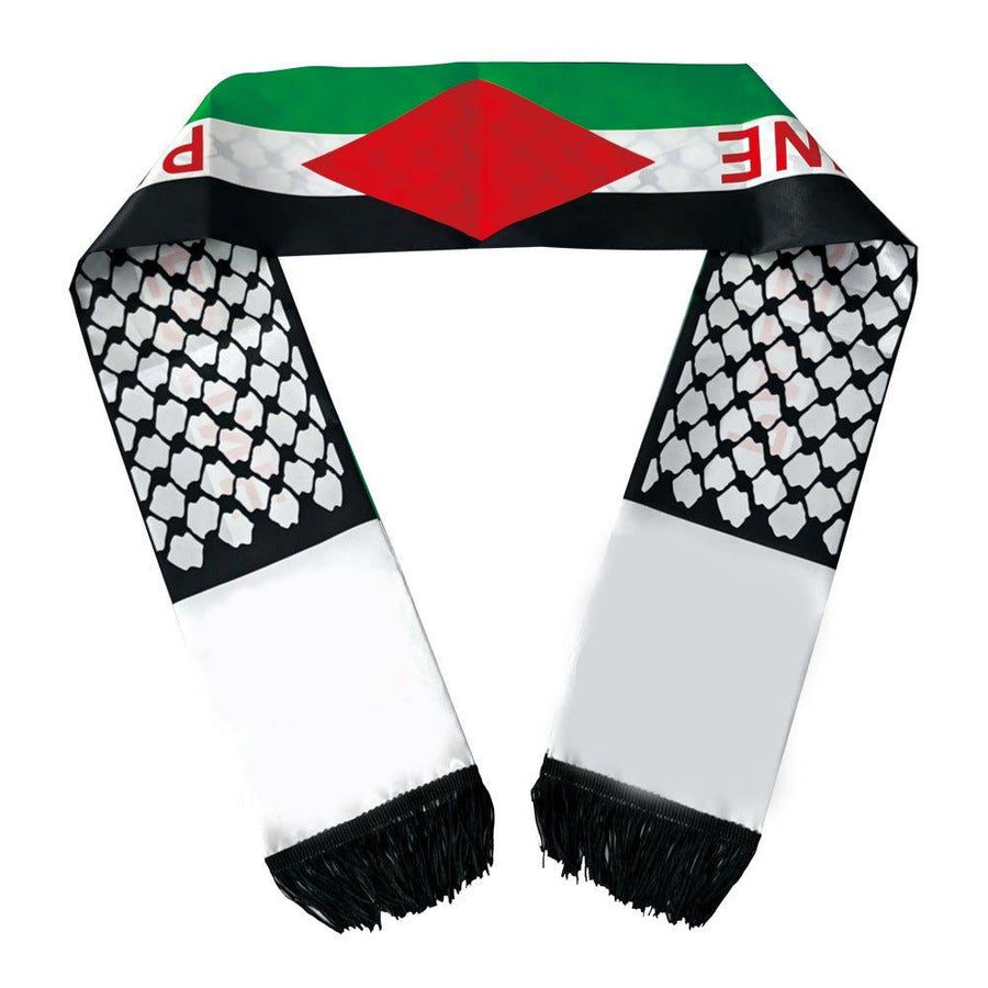 Écharpe keffieh drapeau Palestine (MAC079)