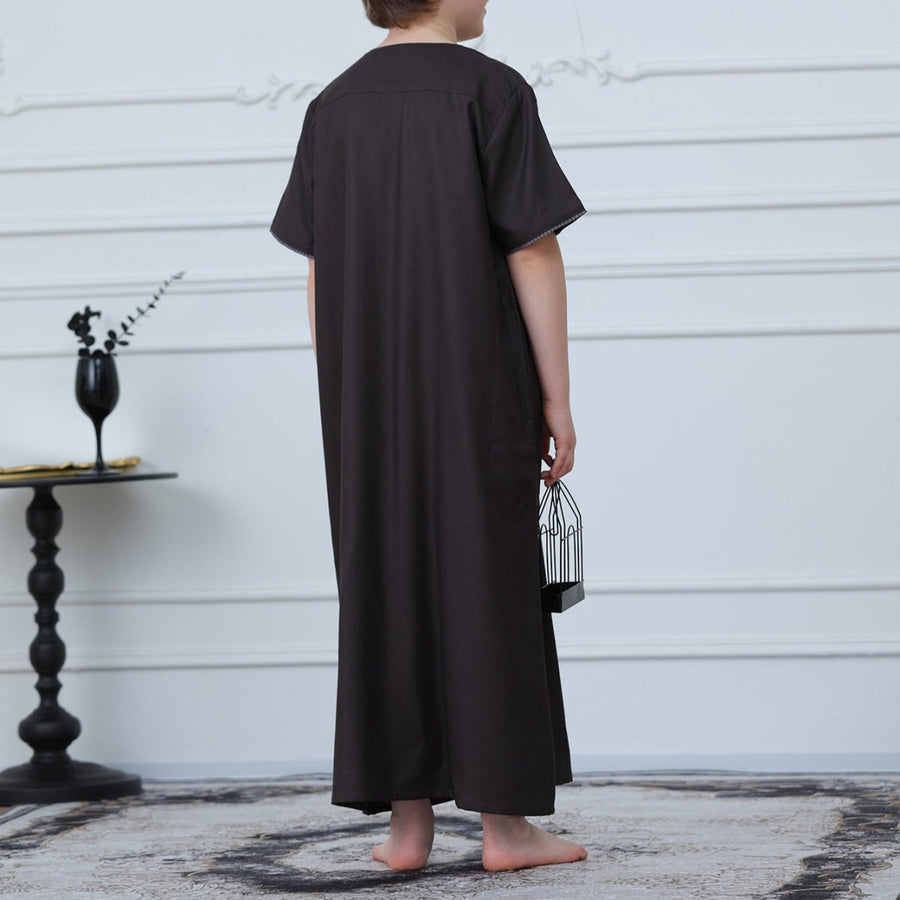 Qamis brodé pour garçon (MKB032)