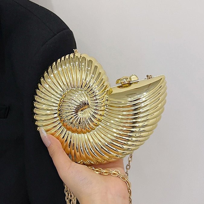 Sac pochette unique et chic inspiré du coquillage (MAC311)