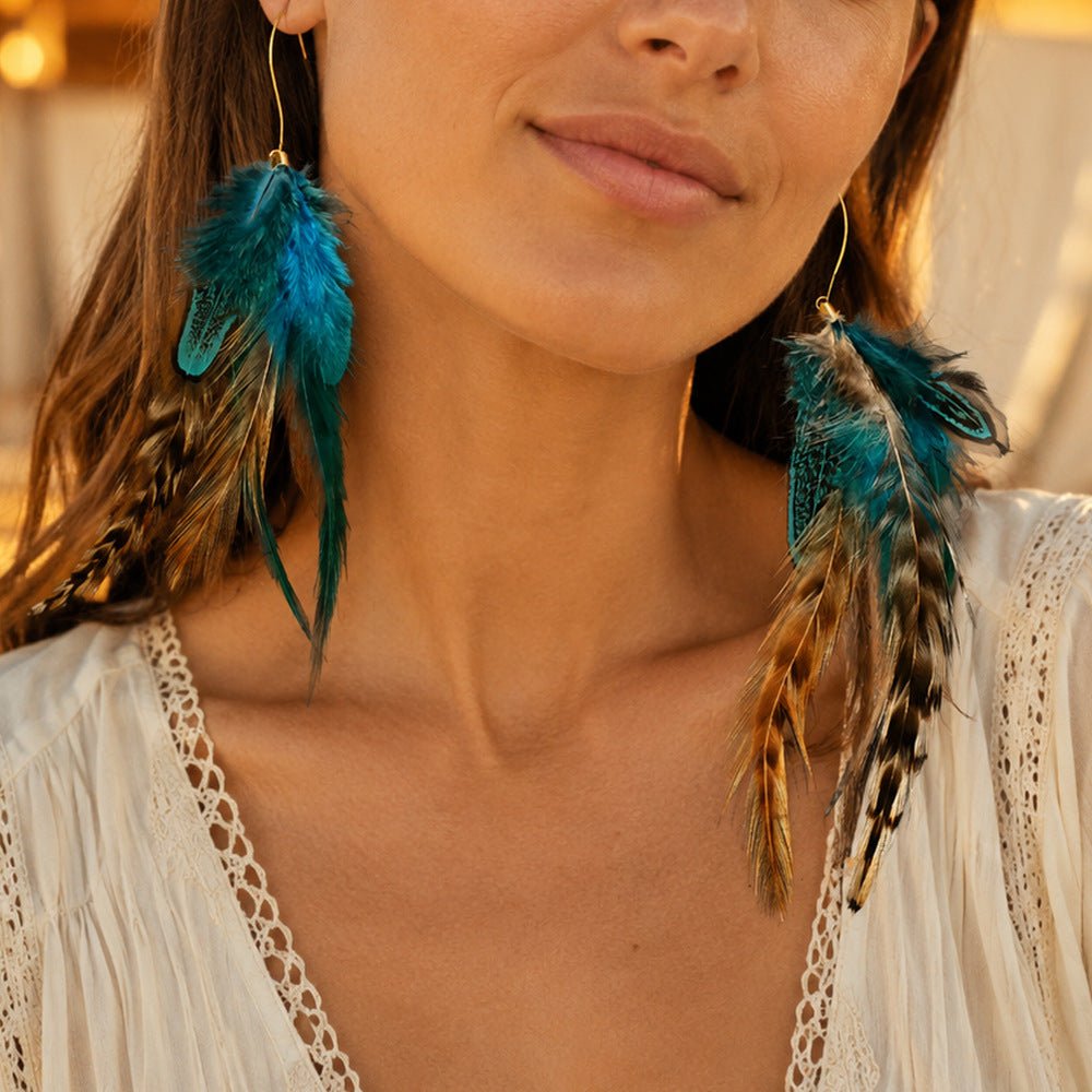 Boucles d'oreilles bohèmes Festival (MAC468)