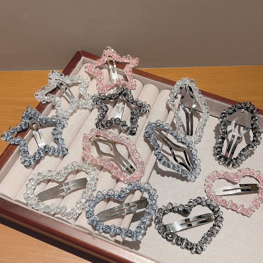 Jolis Barrettes Étoile & Cœur (MAC458)