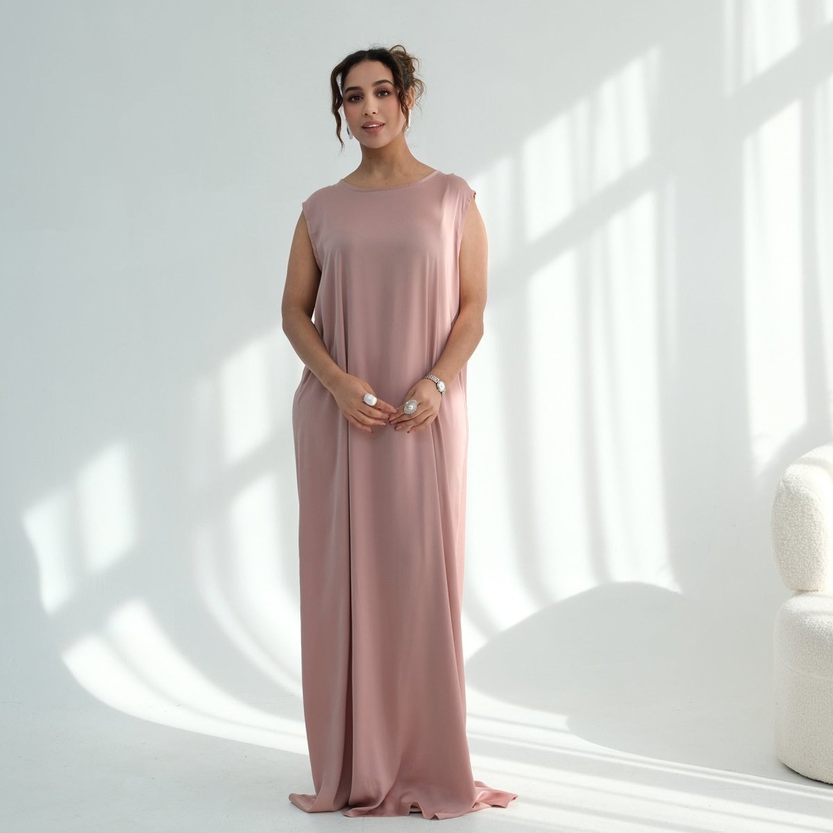 Robe Maxi sans Manches (MA399)