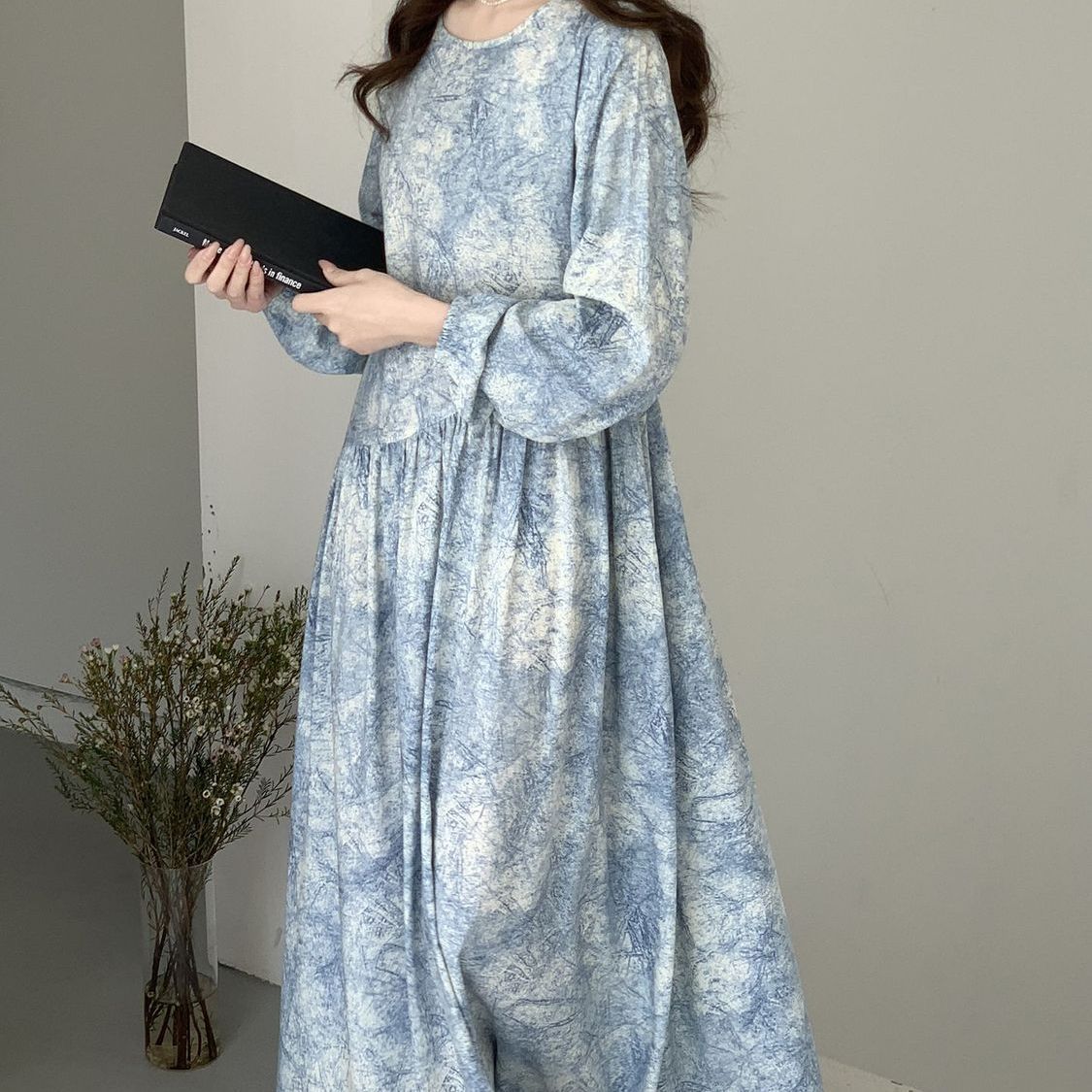 Robe Maxi Imprimé Floral (MS425)
