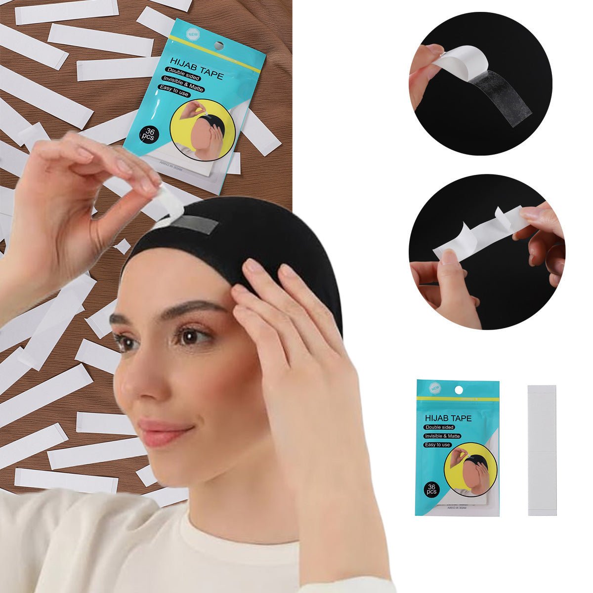 Ruban Adhésif Invisible Anti-Glisse pour Foulard (MAC367)