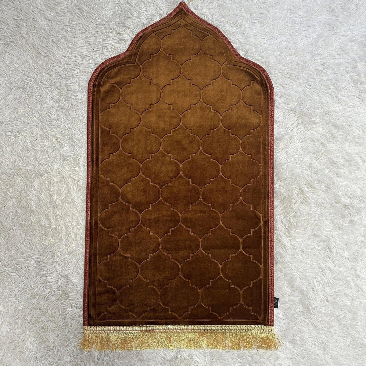 Tapis de prière MC010 en flanelle douce