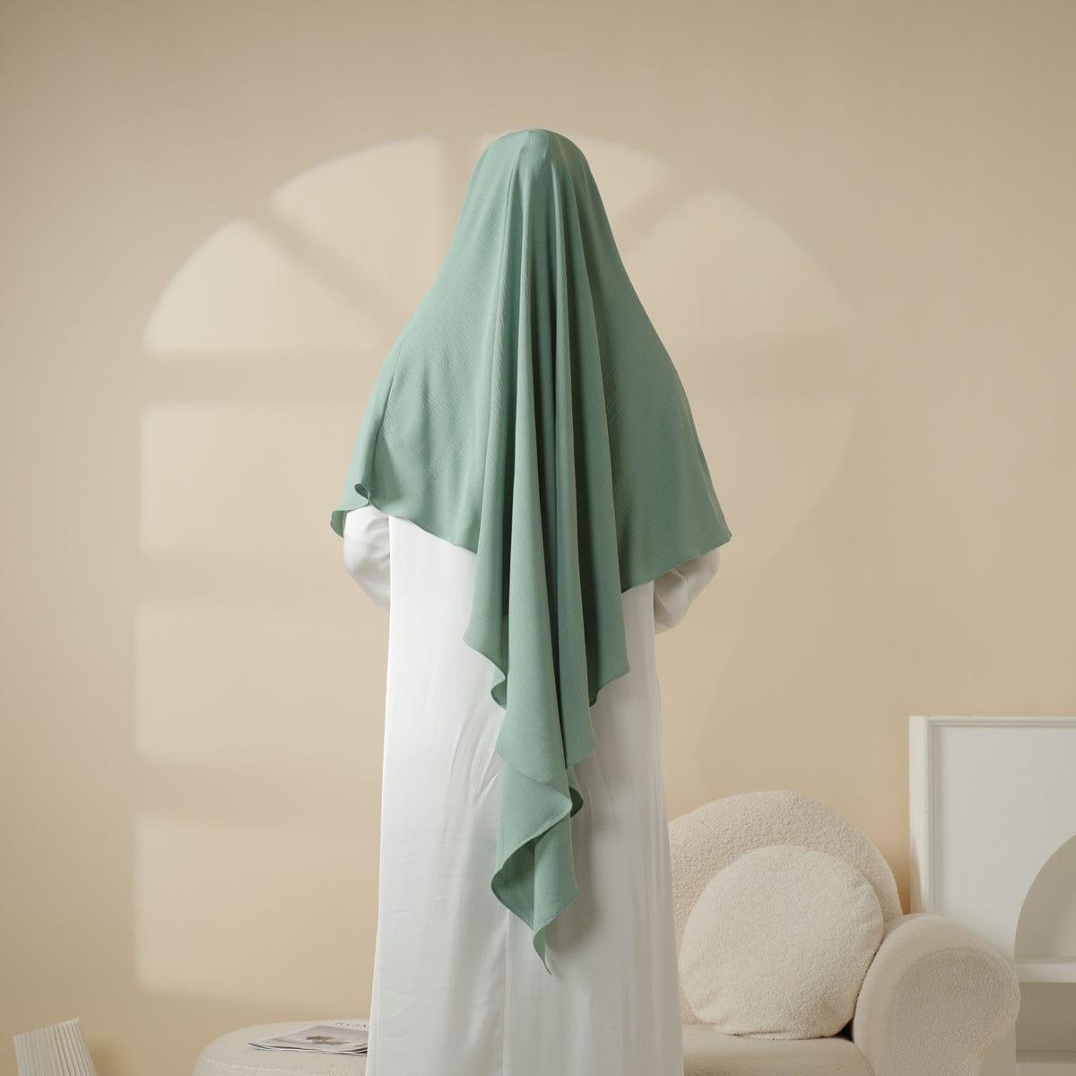 Khimar une couche en crêpe confort (MK014)