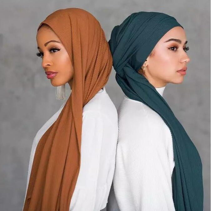 Écharpe Hijab en Tricot Extensible Respirant (MH189)