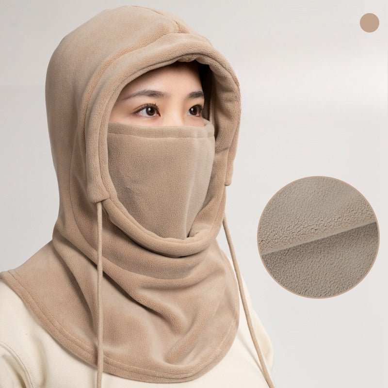 Cagoule Polaire Masque de Protection Visage | Tour de Cou Coupe-Vent pour Sports d'Extérieur (MAC307)