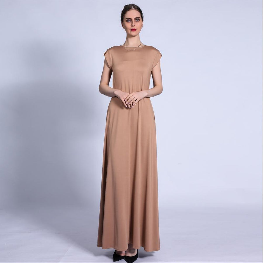 Robe Chemise en Jersey sans Manches (MA023)
