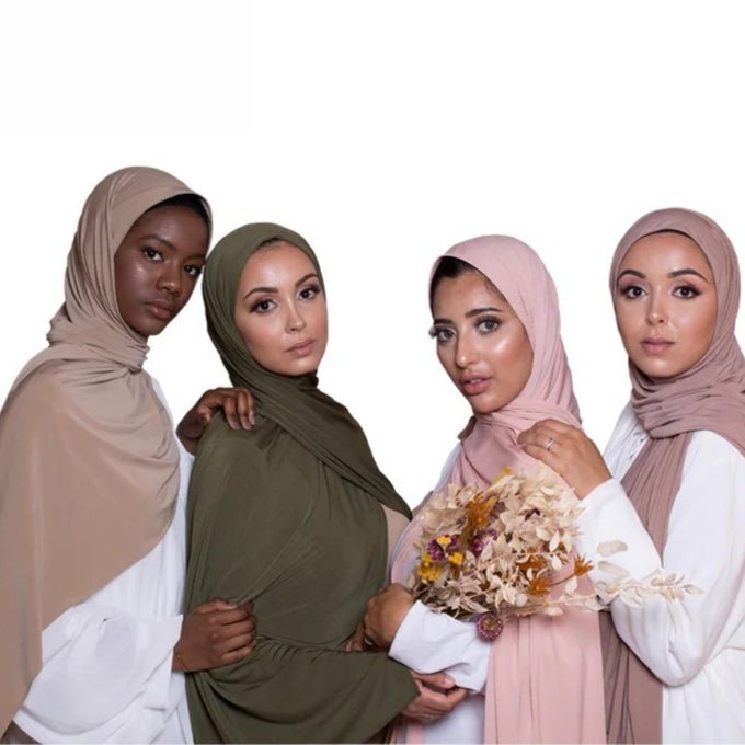 Hijab minimaliste polyvalent uni (MH190)