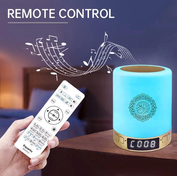 Lampe-Enceinte Bluetooth Coran MR031 SQ122, Veilleuse avec Contrôles via Application Intelligente