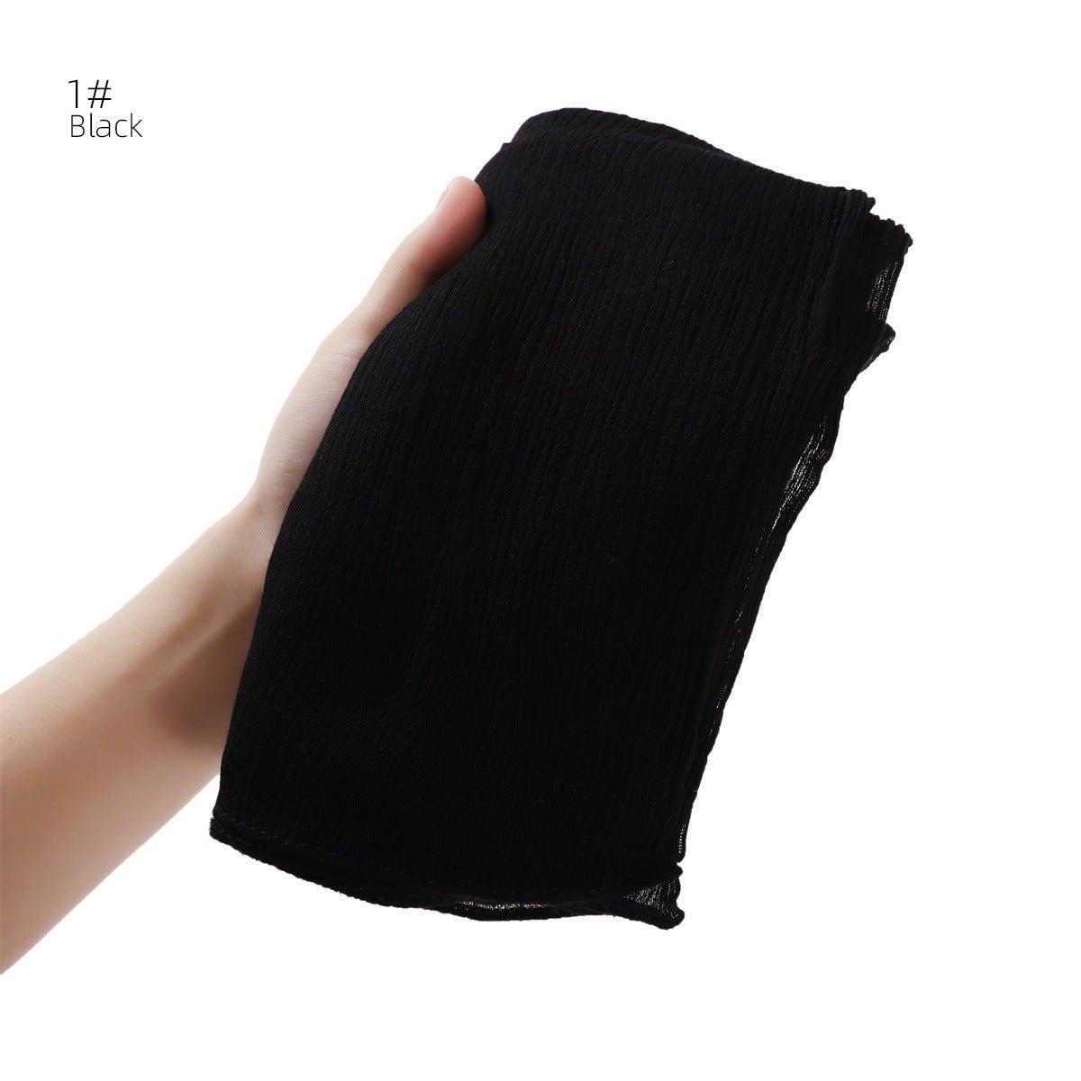 MH056 Hijab en rayonne plissé simple