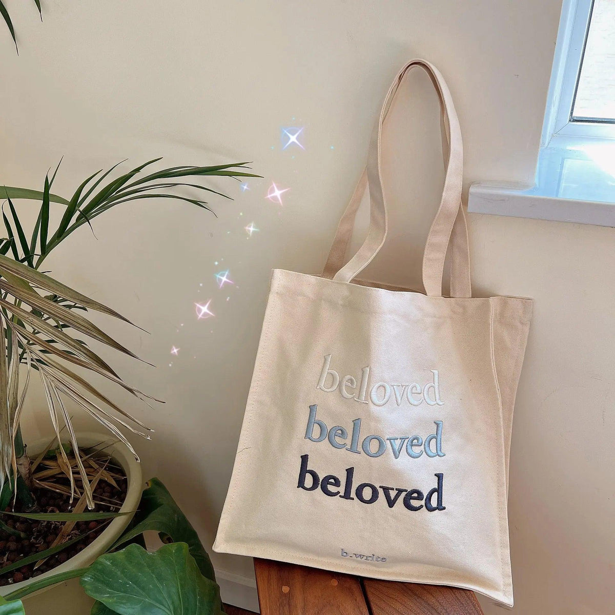 Sac Tote en Toile Brodé (MAC024)