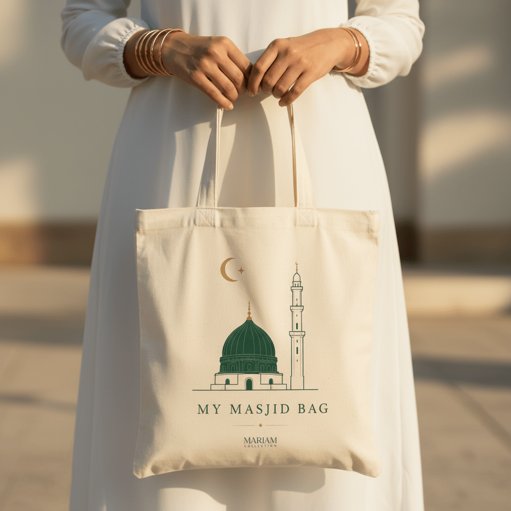 Mon Masjid Canvas Tote Bag (MAC435)