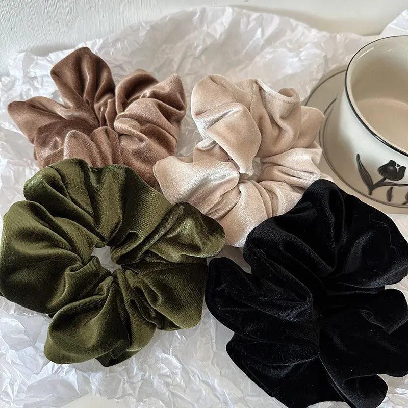 Chouchous hijab MAC009, accessoires cheveux fleur en velours