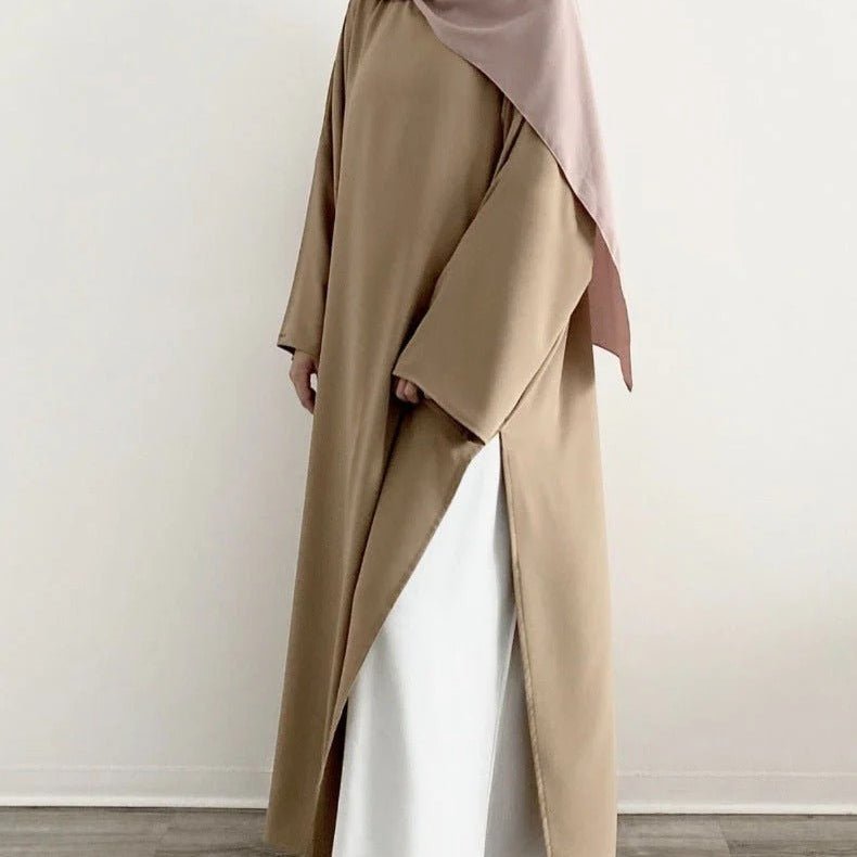 Abaya Fashion Décontractée avec Fente (MA063)