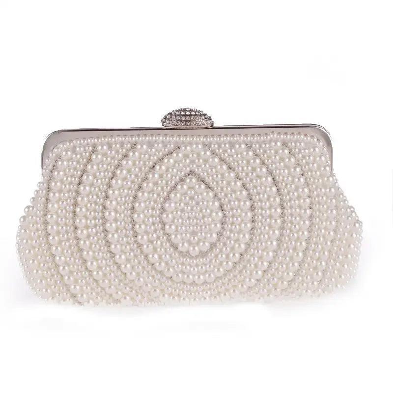 Pochette MAC023 perlée avec perles