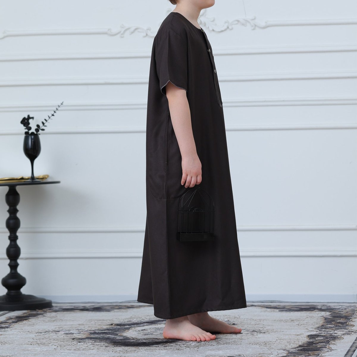 Qamis brodé pour garçon (MKB032)