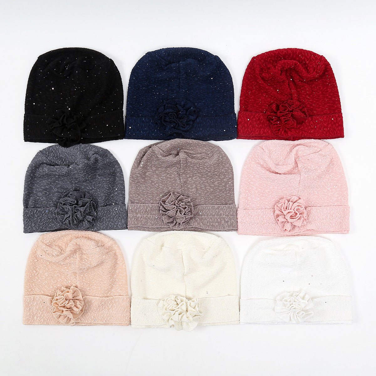 Foulard tendance en fleur de rose extensible pour femme (MH112)