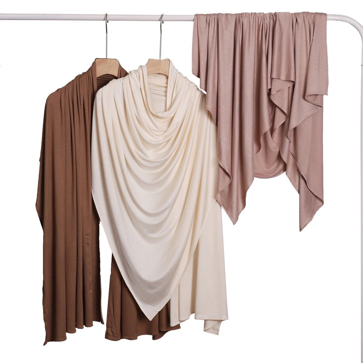 Foulard Hijab en Coton Mercerisé Doux et Respirant (MH126)
