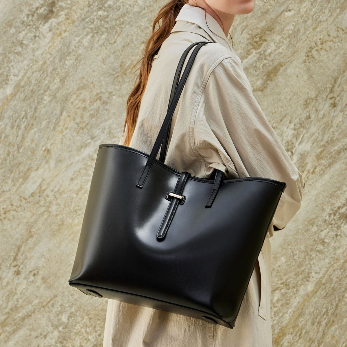 Sac Tote Minimaliste avec Pochette (MAC471)