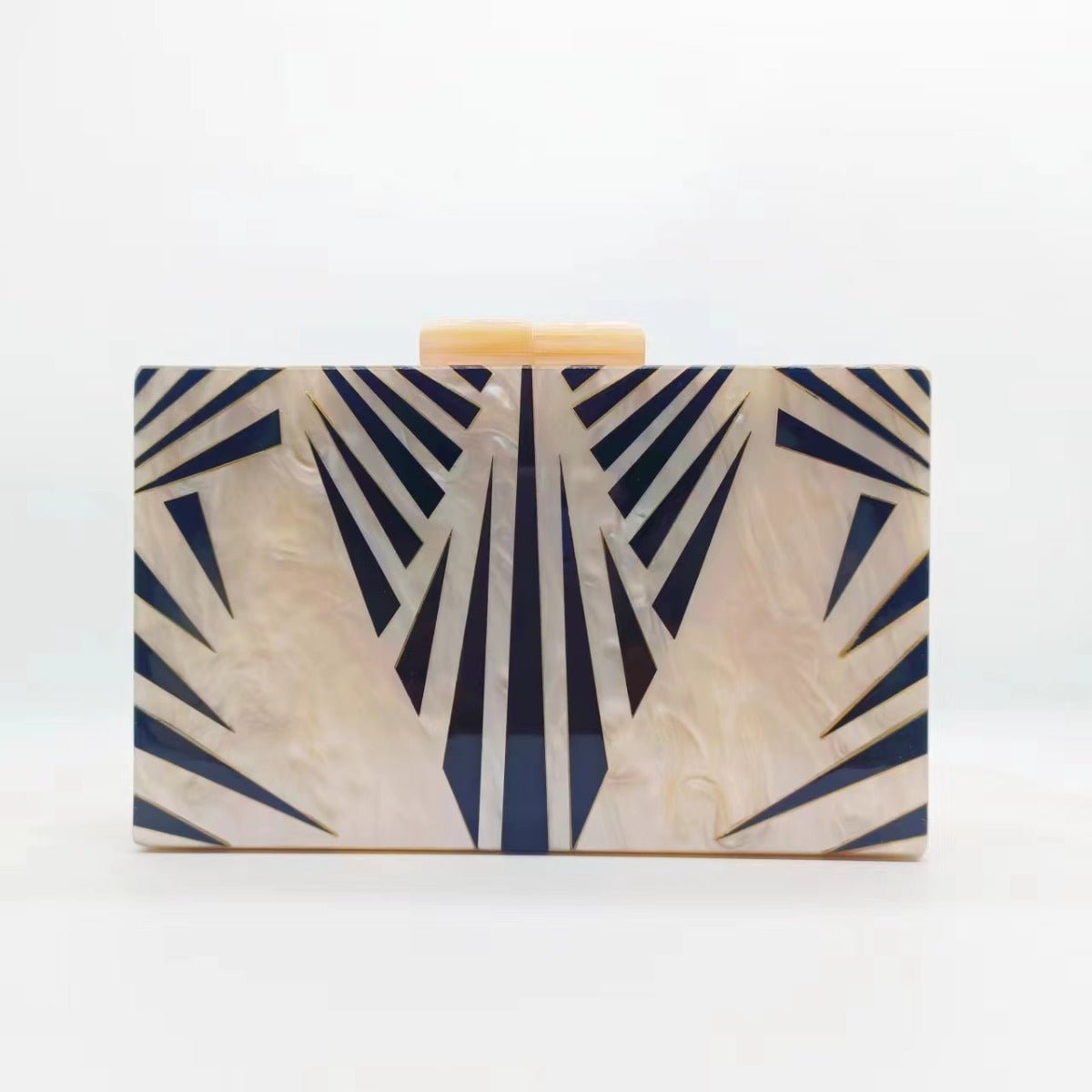 Sac de soirée Etro à motif zèbre — Pochette en acrylique avec chaîne d'épaule pour femme (MAC255)