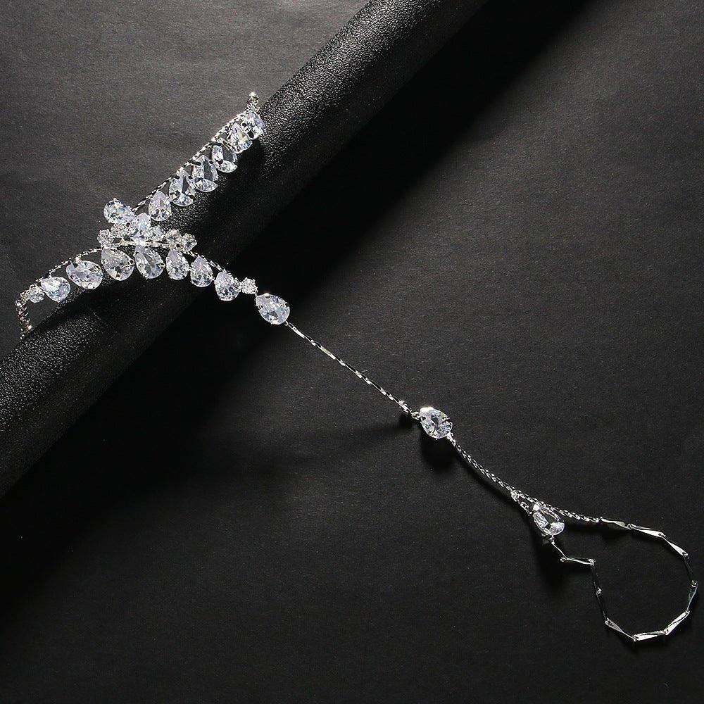 **MAC131 Bracelet Haut de Gamme Zircon Goutte d'Eau**