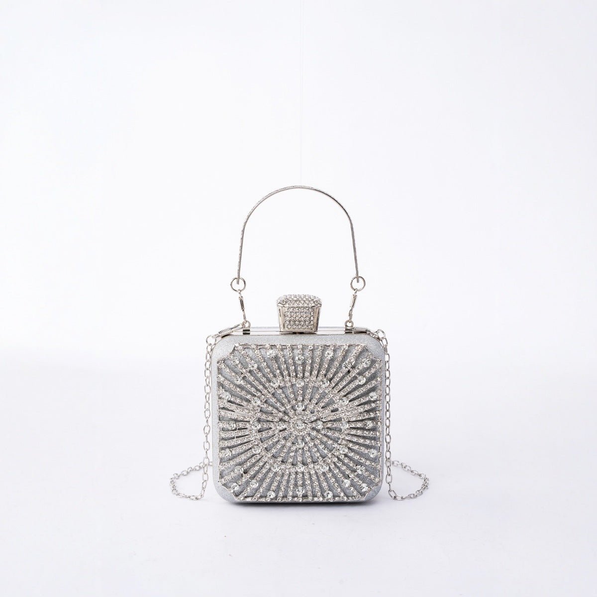 Sac Elegance Brilliant Diamond - Sac boîte de soirée fait main pour soirées et mariages (MAC269)
