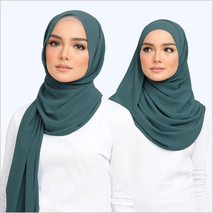 MH089 Hijab Bubble en Mousseline Perlée