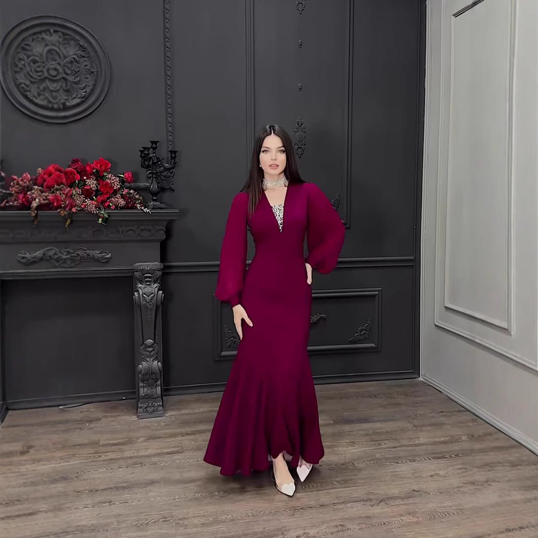 Robe habillée taille empire élégante (MS340)