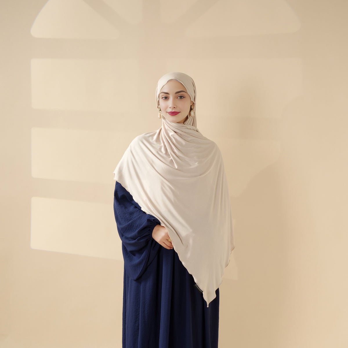 Hijab Parfait pour l'Aïd : Long Foulard en Jersey Modal Premium – Doux, Respirant & Élégant (MH105)