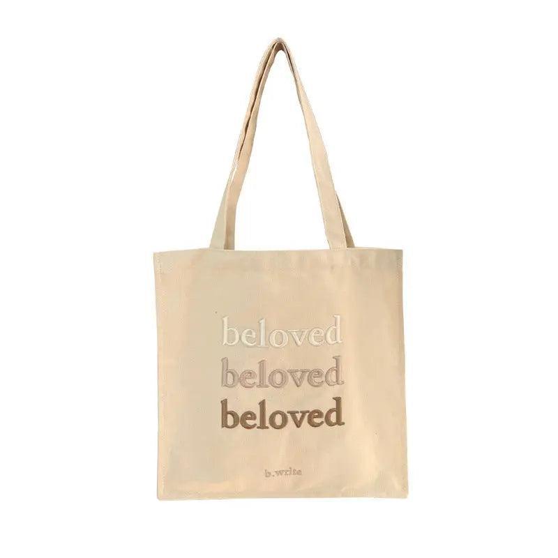 Sac Tote en Toile Brodé (MAC024)
